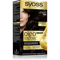 Syoss Syoss Oleo Intense tartós hajfesték olajjal árnyalat 2-10 Black brown 1 db