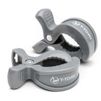 T-Tomi T-TOMI Clip cumitartó csipesz Grey 2 db