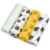 T-Tomi T-Tomi Cloth Diapers Dandelions mosható pelenkák 76x76 cm 4 db