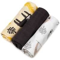 T-Tomi T-TOMI TETRA Cloth Diapers HIGH QUALITY mosható pelenkák Sloths 70x70 cm 3 db