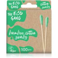 The Eco Gang The Eco Gang Bamboo Cotton Swabs fültisztítók szín Green 100 db