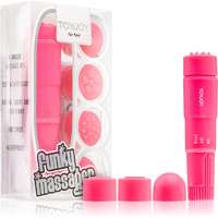 Toyjoy Toyjoy Funky Massager stimulátor és vibrátor pink 9,5 cm