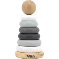 Tryco Tryco Wooden Ring Piramid játék fából készült 10m+ 1 db