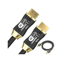NapiKütyü HDMI 2.1 videó kábel Ultra High Speed 8K 60Hz 4K 120Hz HQ arany 1.5m