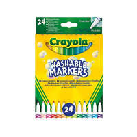 NapiKütyü Crayola: lemosható, vékony hegyű filctoll készlet - 24 db-os