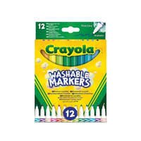NapiKütyü Crayola: Lemosható, vékonyhegyű filctoll készlet - 12 db-os