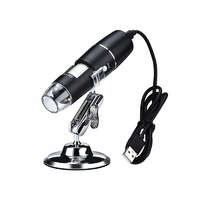 NapiKütyü Digitális mikroszkóp USB csatlakozással, 8 LED-es világítással, 1000x nagyítással és zoom lehetőséggel