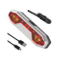 NapiKütyü Erős hátsó LED kerékpárlámpa USB töltéssel - bicikli hátsó lámpa