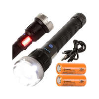 NapiKütyü Katonai fényerő rendőrségi LED lámpa XHP90 erősített fényű