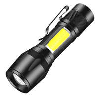 NapiKütyü Mini Power Style COB LED extra fényerejű, kis méretű többfunkciós zseblámpa műanyag dobozban