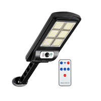 NapiKütyü Napelemes LED lámpa mozgásérzékelővel, fali konzollal és távirányítóval 200 W