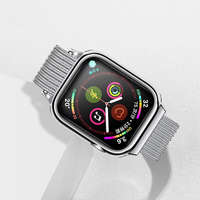 NapiKütyü USAMS ZB67IW2 Apple Watch ezüst mágneses fém szíj és tok (40MM)
