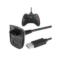 NapiKütyü Xbox 360 USB Töltőkábel kontrollerhez - játékkábel, Xbox tartozék, töltőkábel padhoz, USB töltőkábel Xbox 360-hoz
