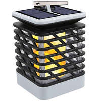 NapiKütyü 75 LED-es tűzhatású felakasztható napelemes kerti lámpa