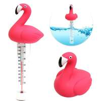 NapiKütyü Flamingó alakú vízhőmérséklet mérő medencéhez