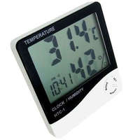 NapiKütyü Digitális időjárás állomás hőmérő hőmérséklet páratartalom mérő asztali óra