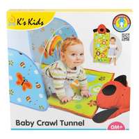 NapiKütyü K's Kids Bébi mászó alagút és játszószőnyeg