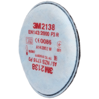 3M 3M 2138 részecskeszűrő aktív szénnel, P3R, 20 db (3m2138)