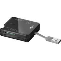 Goobay Goobay USB 2.0 6 in 1 kártyaolvasó fekete (95674) (Goobay95674)