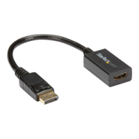 StarTech StarTech.com DisplayPort to HDMI Adapter - 1920x1200 - HDMI Video Converter - Latching DP Connector - Monitor to HDMI Adapter (DP2HDMI2) - video adapter - DisplayPort / HDMI - 26.5 cm (DP2HDMI2)
