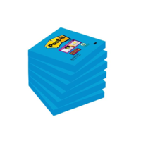 3M Post-it Super Sticky 76x76mm öntapadó jegyzettömb (90 lap) - Kék (70005253284)