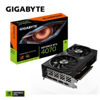 Gigabyte Gigabyte GeForce RTX 4070 WINDFORCE 2X OC 12G NVIDIA 12 GB GDDR6X (GV-N4070WF2OC-12GD)