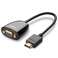 UGREEN Ugreen 40253 video átalakító kábel 0,25 M HDMI A-típus (Standard) VGA (D-Sub) Fekete (UG40253)