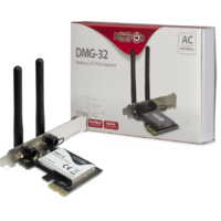 Inter Tech Inter-Tech Wi-Fi 5 PCIe Adapter DMG-32 2dBi Antenne 650Mbps retail (88888148)
