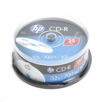 HP HP 80'/700MB 52x CD lemez hengeres 25db/henger (HPCD25)