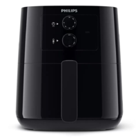 Philips Philips 3000 series HD9200/90 olajsütő Normál 4,1 L Önálló készülék 1400 W Meleglevegős sütő Fekete (HD9200/90)
