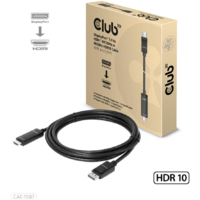 Club 3D CLUB3D CAC-1087 video átalakító kábel 3 M DisplayPort HDMI Fekete (CAC-1087)