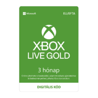 Microsoft Xbox Live Gold 3 hónapos előfizetés elektronikus licenc