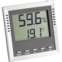 TFA Dostmann Digitális hőmérséklet- és légnedvesség mérő, TFA Klima Guard (30.5010)