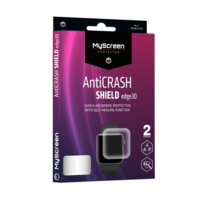 MyScreen MYSCREEN ANTI CRASH EDGE képernyővédő fólia (3D, full cover, íves, karcálló, ütésálló, 0.2 mm, 6H) ÁTLÁTSZÓ [Apple Watch Series 7 45mm] (M6177CAOFS)