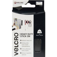 VELCRO® Tépőzár szalag, extra erős, 100 mm x 50 mm, fekete, Stick On, 2 pár (VEL-EC60239)