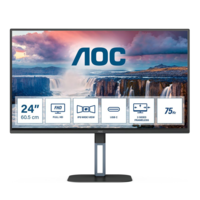 AOC AOC V5 24V5CE számítógép monitor 60,5 cm (23.8") 1920 x 1080 pixelek Full HD LED Fekete (24V5CE)
