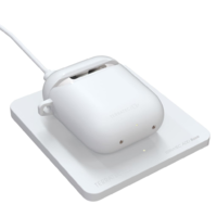 Terratec Terratec ADD Base vezeték nélküli Apple AirPods töltőpad fehér (320999) (t320999)