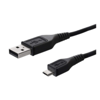 gigapack Adatkábel és töltő (USB - microUSB, 80cm) FEKETE (5996457147328)