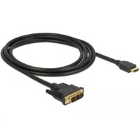 DeLock Delock 85584 DVI 18+1 > HDMI-A kábel, 2m, fekete (85584)