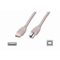 Assmann Assmann USB A-B összekötő kábel 1,8m (AK-300102-018-E) (AK-300102-018-E)