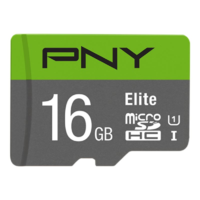 PNY 16GB microSDHC PNY Elite U1 + adapter (P-SDU16GU185GW-GE) (P-SDU16GU185GW-GE)
