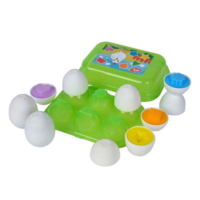 Simba Toys Simba Toys ABC Tojás alakú formaválogató játék tojástartóban - 6 db-os (104010179 ) (ST104010179)