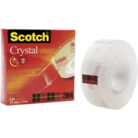 3M 3M SCOTCH® CRYSTAL CLEAR 600 ragasztószalag, 19 mm X 10 m (7100069921)