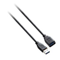 V7 V7 V7E2USB3EXT-1.8M USB kábel 1,8 M USB 3.2 Gen 1 (3.1 Gen 1) USB A Fekete (V7E2USB3EXT-1.8M)