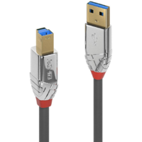 Lindy Lindy 36660 USB kábel 0,5 M USB 3.2 Gen 1 (3.1 Gen 1) USB A USB B Króm, Szürke (36660)