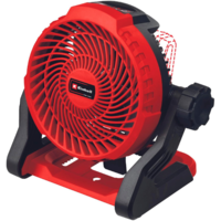 Einhell Einhell 3408035 GE-CF 18/2200 Li Solo Akkumulátoros ventilátor - Piros/Fekete (Akku és töltő nélkül) (3408035)