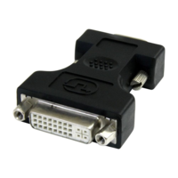 StarTech StarTech.com DVI-I to VGA Cable Adapter - Black - F / M - DVI I to VGA Adapter for Your VGA Monitor or Display (DVIVGAFMBK) - VGA adapter (DVIVGAFMBK)