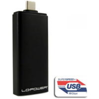 LC Power LC Power USB 3.1 Type-C - M.2 SATA SSD külső ház (LC-M2-C-42MM) (LC-M2-C-42MM)