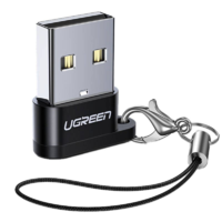 UGREEN UGREEN USB-A 2.0 - USB-C bluetooth adapter fekete (50568) (50568)