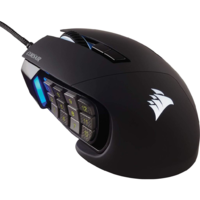 Corsair Corsair Scimitar RGB ELITE MOBA/MMO Gaming optikai egér fekete (CH-9304211-EU) (CH-9304211-EU)